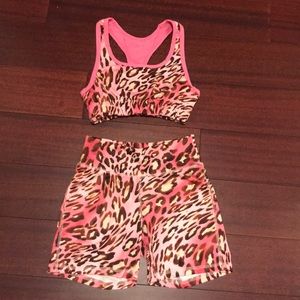 Sports Bra & Shorts Set